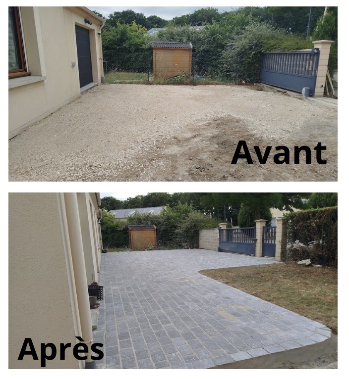 Création allée pavé, Foix Création allée pavé, Foix